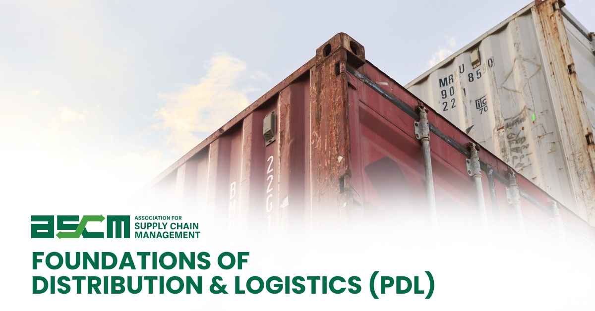 Foundations of Distribution & Logistics (PDL)