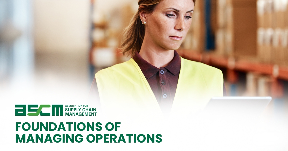 Foundations of Managing Operations