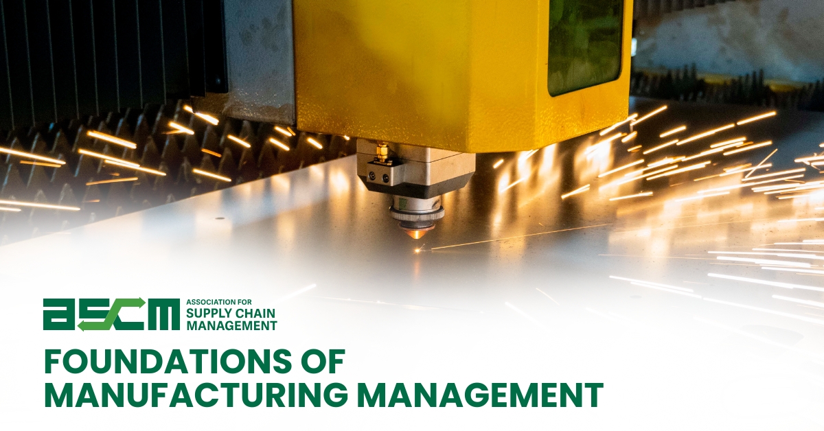 Foundations of Manufacturing Management