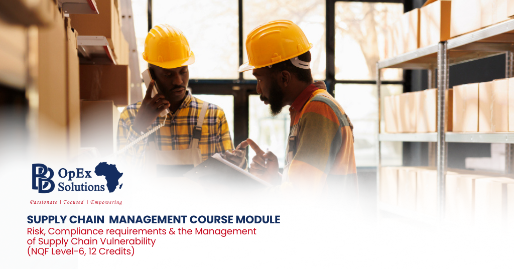 Risk, Compliance requirements and the Management of Supply Chain Vulnerability